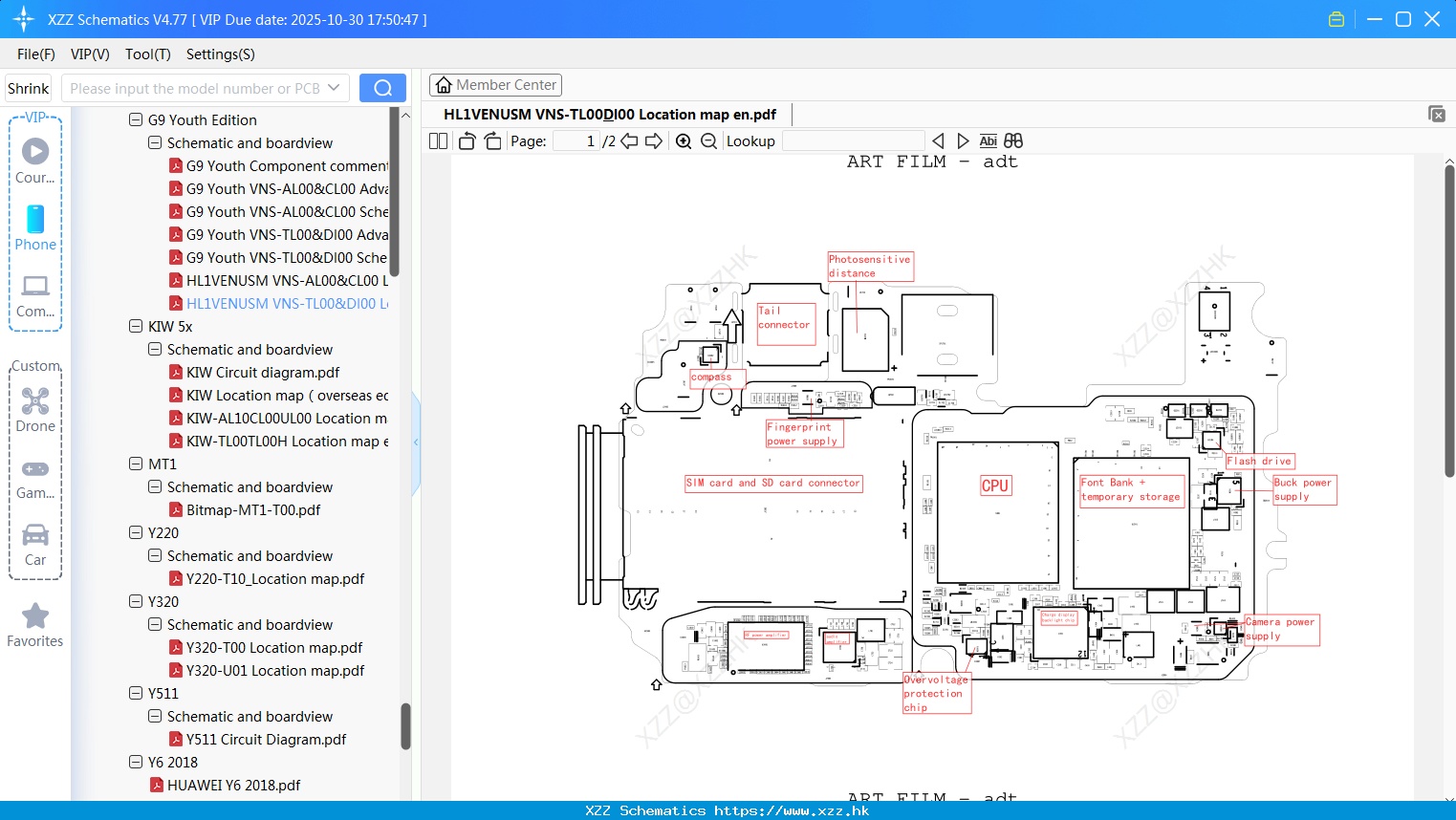 Huawei HL1VENUSM VNS-TL00&Dl00 Location Map En